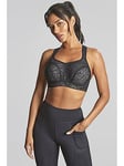 Panache Power Black And Chalk High Impact Wired Sports Bra - Black/chalk, Black, Size 32J, Women