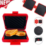 Microwave Toastie Maker Microwavable Sandwich Toasted Waffle Machine Easy Snacks