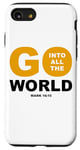 iPhone SE (2020) / 7 / 8 Go Into All The World – Faith Gospel Mark 16:15 Jesus Quote Case