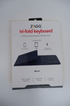 ZAGG TRI-FOLD KEYBOARD with Touch Pad UNIVERSAL Travel Bluetooth QWERTZ keyboard