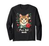 Roses Flowers Pixie-bob Mom Long Sleeve T-Shirt