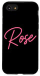 Coque pour iPhone SE (2020) / 7 / 8 Rose Nom Femme Mignon Fille Élégante Femme Amour Manuscrite