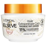 Masque Cheveux Nutrition Haute Légèreté Cheveux Sec Huile Extraordinaire Coco Elseve - Le Pot De 310ml