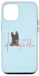 iPhone 12/12 Pro Kai ken Tora dog My Heartbeat EKG Dogs My Cardio Case