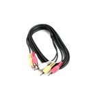 AV AUDIO VIDEO TV CABLE CORD LEAD FOR HUMAX HDR-1100S HD DIGITAL TV RECORDER