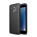 Samsung Galaxy J2 Core      Leather Texture Case    Black