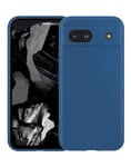 Cresee Coque Google Pixel 8a, avec Protection Caméra Couche Intérieure Douce, Etui Housse TPU Silicone Mince Souple Antichoc Case pour Pixel 8a, Bleu