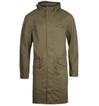 Lyle & Scott Mens Lichen Green Fishtail Parka Jacket - Size X-Small