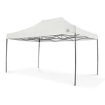 All Seasons Gazebos - Tonnelle pop-up 3x4.5m entièrement imperméable - Blanc