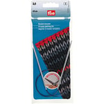 Prym Circular Knitting Needle, Brass, Silver, 3 mm