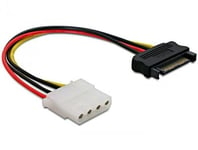 Adaptateur Molex FEMELLE - SATA MALE Transfome un connecteur d'alimentation SATA en Molex Transfome un connecteur d'alimentation SATA en Molex