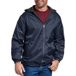 Dickies Men's 33237 Fleece Lined Hooded Nylon Water Resistant Jacket