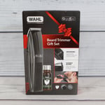 Mens Wahl Beard Trim & Oil Gift Set Cordless Cutting 11 Pcs Hair Trimmer Clipper