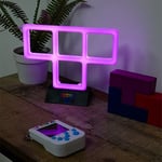 Tetris Neon Light Purple