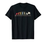 Retro Look Evolution Of Man Being To The Pianist T-Shirt