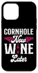 iPhone 12 mini Cornhole Team Bean Bag Player Champ Wine Cornhole Now Wine Case