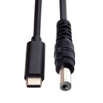 Type C Entrée USB-C vers DC 5.5x2.1mm Power PD Charge Cable pour ordinateur portable 18-20V