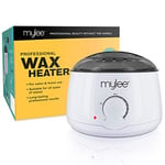 Mylee Chauffe-cire Rapide et Professionnel pour tout Type de Cire (dure, molle, paraffine) – Contrôlé Thermostatiquement – Température Ajustable Wax Heater (Prise Européenne)