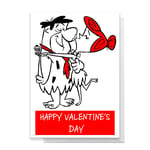 Flintstones Valentines Greetings Card - Standard Card