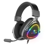 Casque circum-aural filaire Spirit Of Gamer Elite H41 pour PC Mac PS4 PS5 Nintendo Switch Xbox One Xbox Series X et S Noir