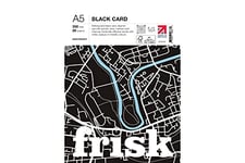 Frisk 23350005 Bloc de papier cartonné épais Noir A5 350 g/m²