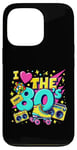 Coque pour iPhone 13 Pro Chemise « I Love The 80s » pour homme et femme, costume de fête vintage des années 80