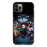 Cokitec Coque pour Iphone 13 Mini (5.4) Manga Demon Slayer Noir