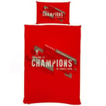 Liverpool FC Champions Of Europe Single Duvet Set Official Merchandise NEW UK