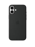 Apple Iphone 16 Plus Silicone Case With Magsafe - Black