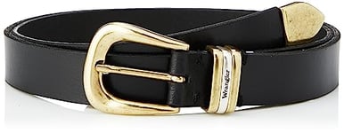 Wrangler Women's Triple Loop Belt, Black, 90