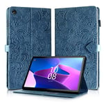 Rostsant Coque Lenovo Tab M10 Plus 3e génération 10.6" Housse TB-125F/TB-128F en Cuir PU Portefeuille Stand Support Etui Coque Protection Tablette für Lenovo Tab M10 Plus 3e génération 10.6- Bleu