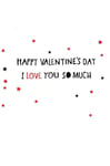 I Love You To The Moon & Back Valentine's Day Greeting Card Lovely Cards