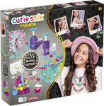 Cutie Stix Lansay Atelier Bijoux de Créateur - Fabrication de Bijoux Tatoo pour Enfants Dès 6 Ans - Kit Fabrication Bracelets, Colliers, Bagues, Boucles d'oreilles - Coupe et Crée tes Perles