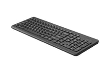 HP 225 - tastatur - 2,5-zone layout - Pan Nordic - sort Indgangsudstyr