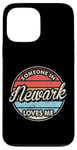 Coque pour iPhone 13 Pro Max Quelqu'un à Newark m'aime City, États-Unis, États-Unis