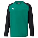 PUMA Teamliga Training Sweat Jr Sweatshirts Mixte enfant - Vert (Pepper Green-Puma Black) - 140/ 10 ans