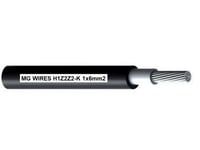 Photovoltaic Cable // Mg Wires // 1X6mm2, 0.6/1Kv Black H1z2z2-K-6Mm2 Bk, 500M Spool