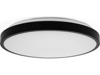 Taklampa V-Tac Plafond 18W Led Rund 30Cm Utanpåliggande Pilot Rörelsesensor Ip44 Svart Vt-8618S 4000K 1830Lm