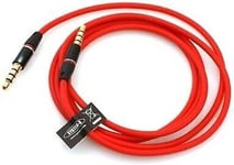 System-S 4-Pole 3.5 Mm Jack Headset Stereo AUX Cable Extension 110 Cm