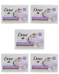 5 X Dove Relaxing Beauty Bar Soap with Coconut Milk & Jasmine 4 X 90g (20 Bars)