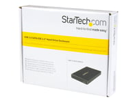 Startech.Com 2.5" Ide Hard Drive Enclosure - Supports Uasp - Aluminum - Ide And Sata - Usb 3.0 Hdd Enclosure - External Drive (Uni251bmu33) - Drevkabinett - 2.5" - Ata-133 / Sata 6Gb/S - Usb 3.0 - Svart - For P/N: Hb30a3a1cfb, Hb30a3a1csfs, Hb30a3a1