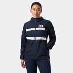 Helly Hansen Dam Salt Stripe Vindjacka Marinblå XS