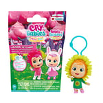 CRY BABIES MAGIC TEARS Porte-clés, 1 Porte Clef Surprise avec Figurine Cry Babies (7cm) et Mousqueton Amovible, Accessoire pour Filles et Garçons de +3 Ans