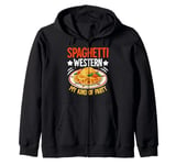 Spaghetti Western My Kind of Party Pasta Party Zip Hoodie