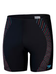 Mens Duo Logo Print Mid Jammer Sport Sport Clothing Sport Swimwear Sport Swim Shorts Black Speedo