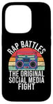 Coque pour iPhone 14 Pro Rap Battles The Social Media Fight Hip Hop des années 90