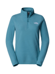 The North Face 100 Glacier Quarter Zip Fleece, Algae Blue