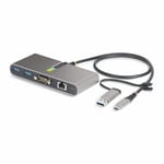 StarTech USB-C TO 2-PORT USB 5GBPS TYPE A HUB GB ETHERNET RS232 SERIAL CABL