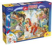 Lisciani- Jungle Book Recto/Verso JUNGLE-48045, 48045, Disney Puzzle Double Face 108 pièces Le Livre de la Jungle