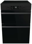 Hisense HDCEIT6C20B Double Oven Electric Cooker - Black